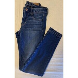 American Eagle Outfitters Stretch Women's Size 4P Jeggings 28 Length Skinny Fit